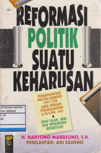 Image of Reformasi Politik Suatu Keharusan